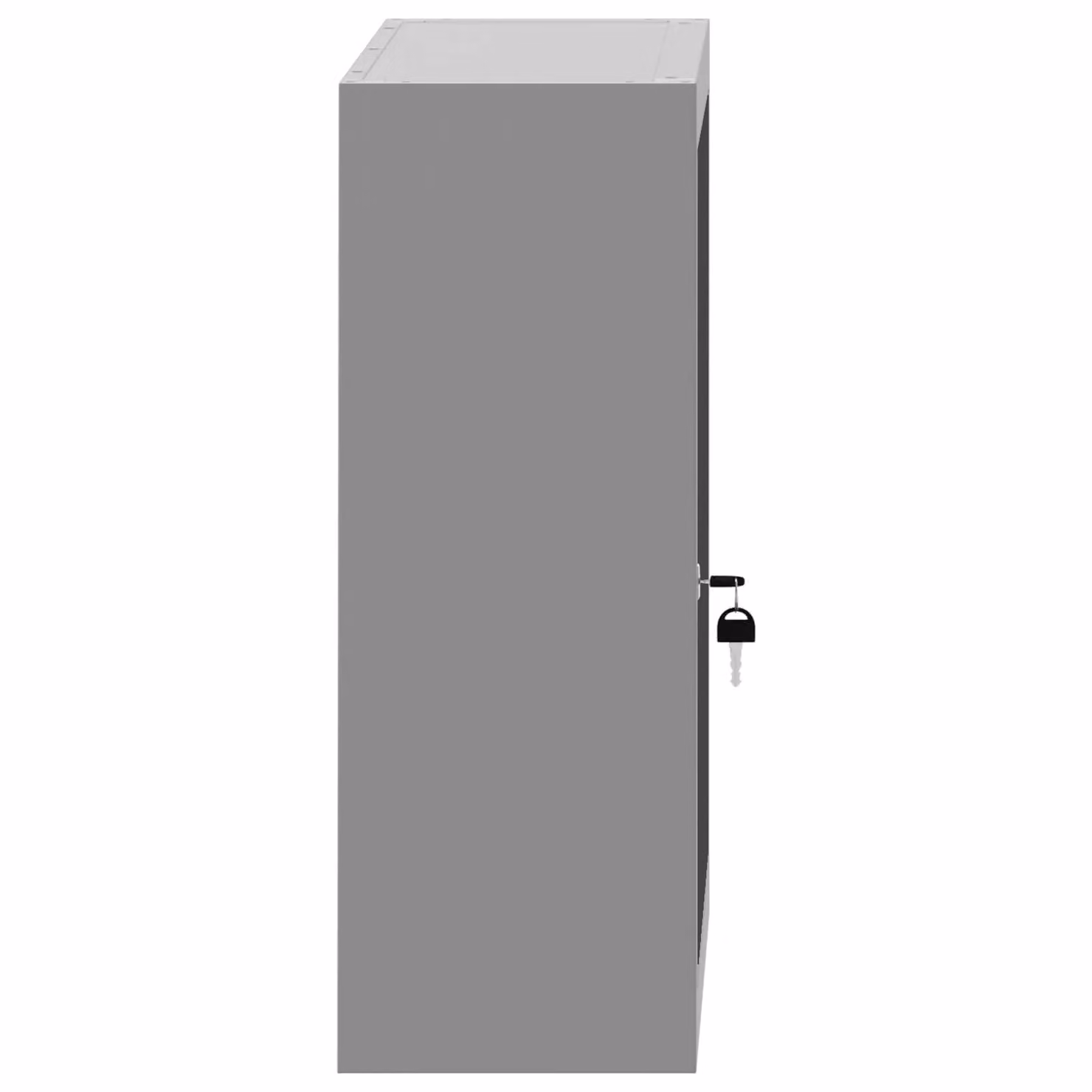 Berkfield Home Wall-Mounted Metal Tool Cabinet in Black and Grey, W/D/H: 50 x 20 x 55 cm – 5