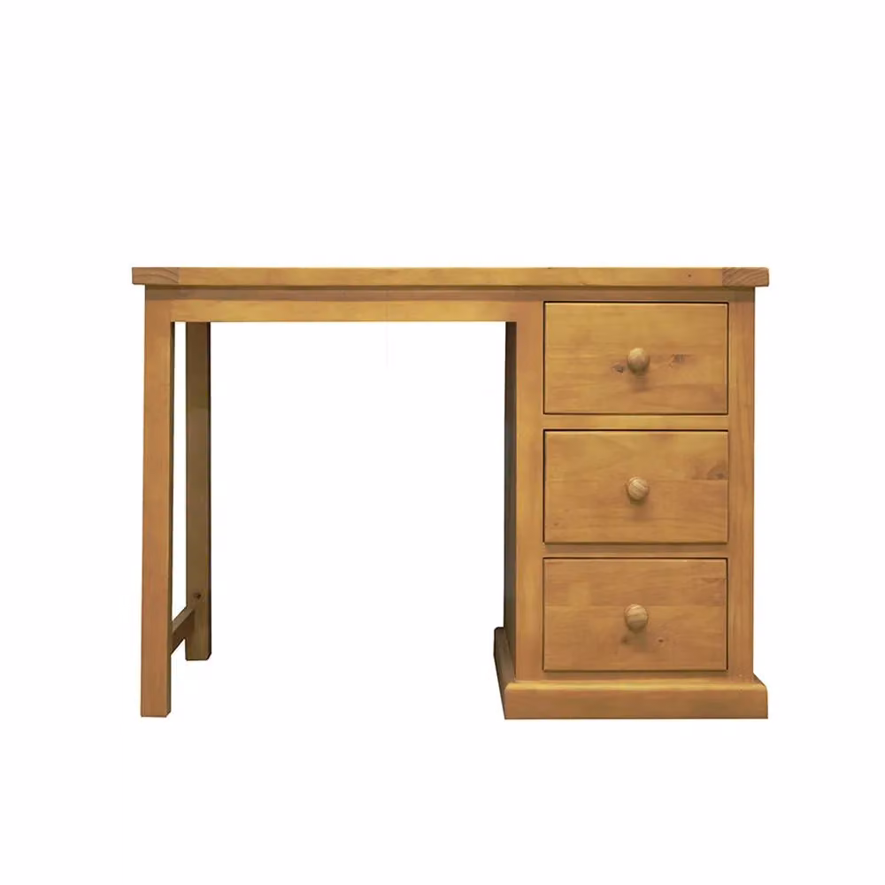 Rest Relax Rustic Redwood Pine Dressing Table in Brown – 2