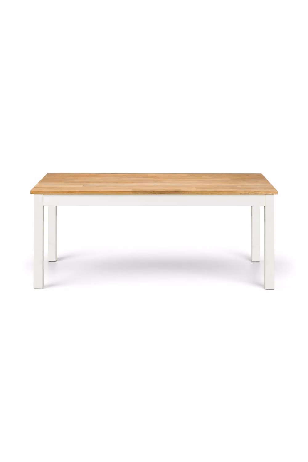 Julian Bowen Coxmoor Rectangular Oak and White Coffee Table – 2