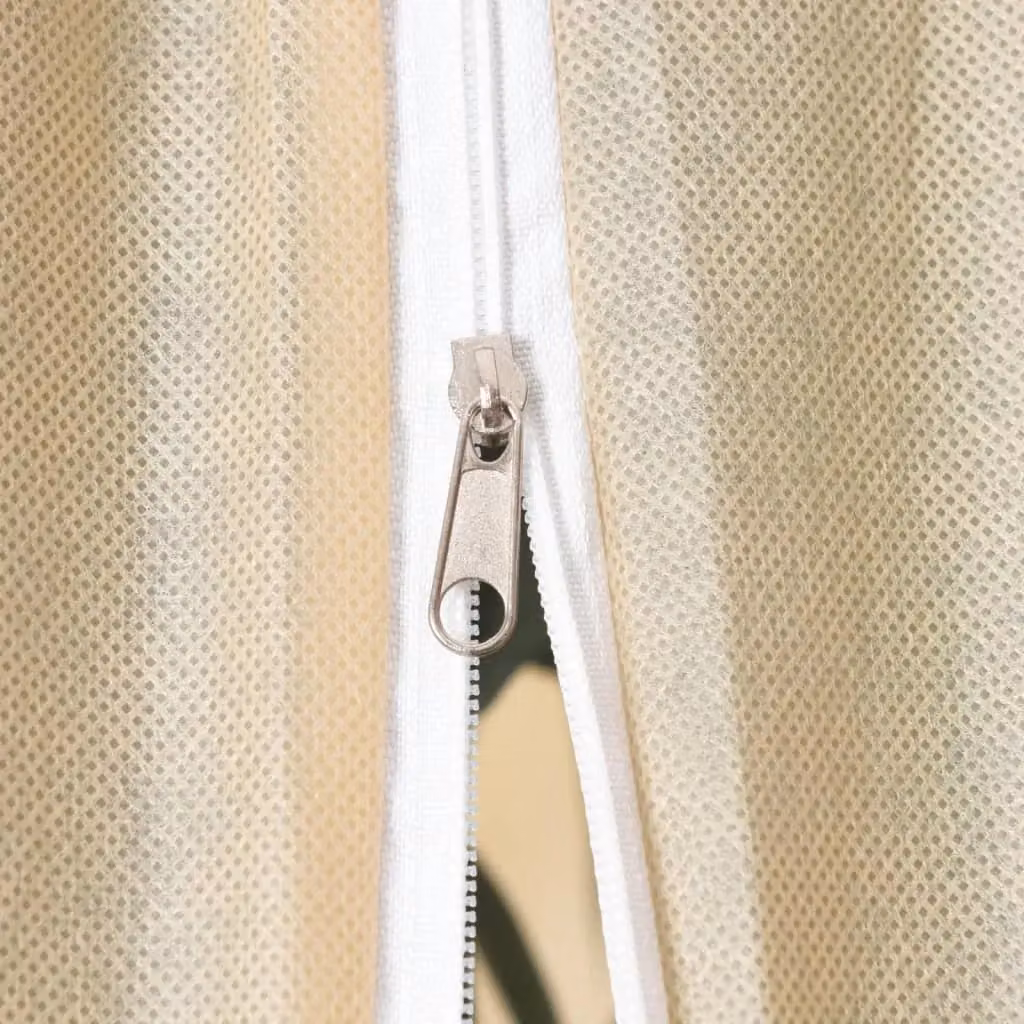 Berkfield Home Plant Fleece Covers with Zip, 10 Pack, Beige, W: 2 m, H: 2.36 m – 3