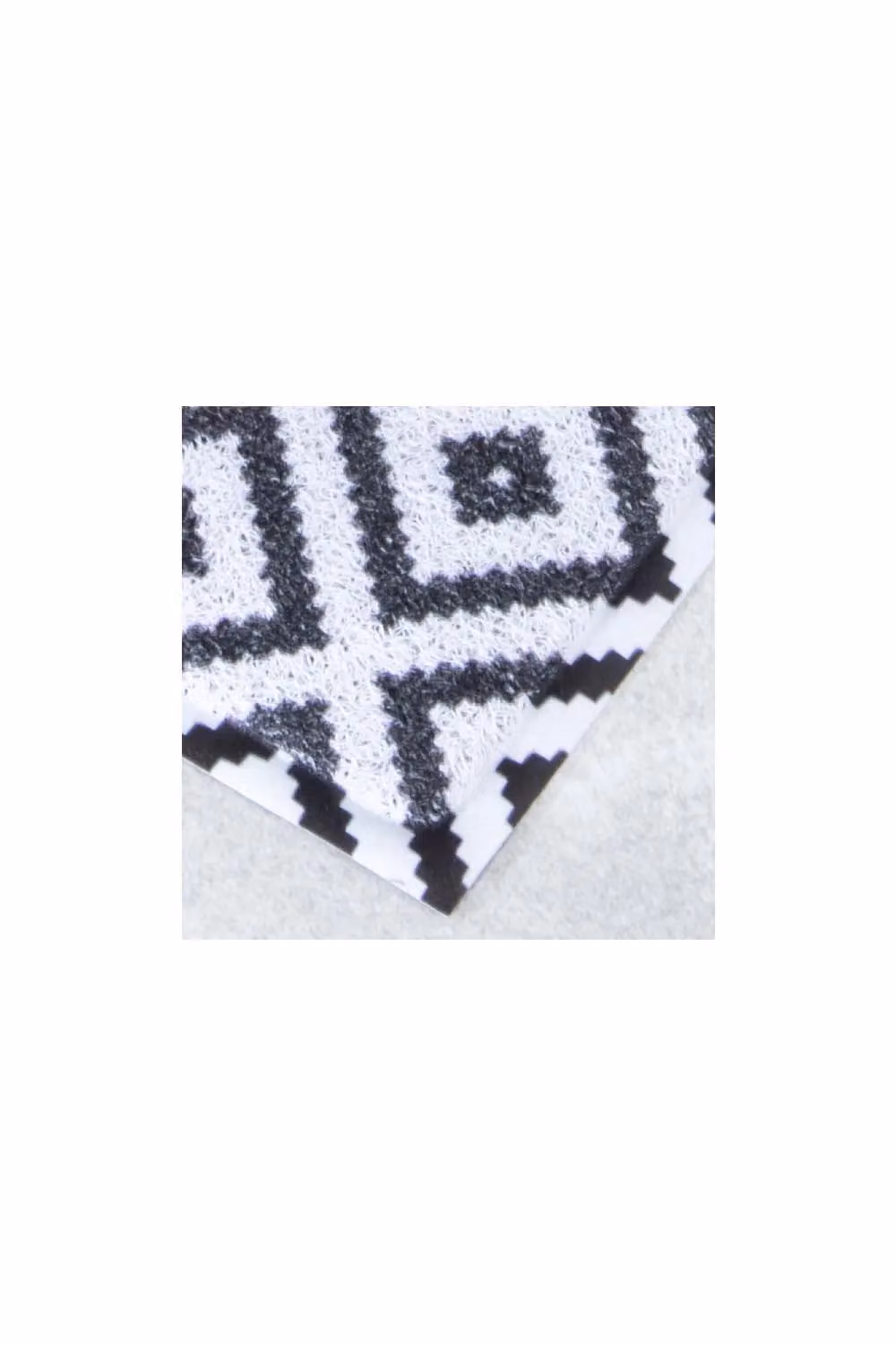 Artsy Mats Diamond Black Graphic Doormat, W: 70 cm, D: 40 cm – 2