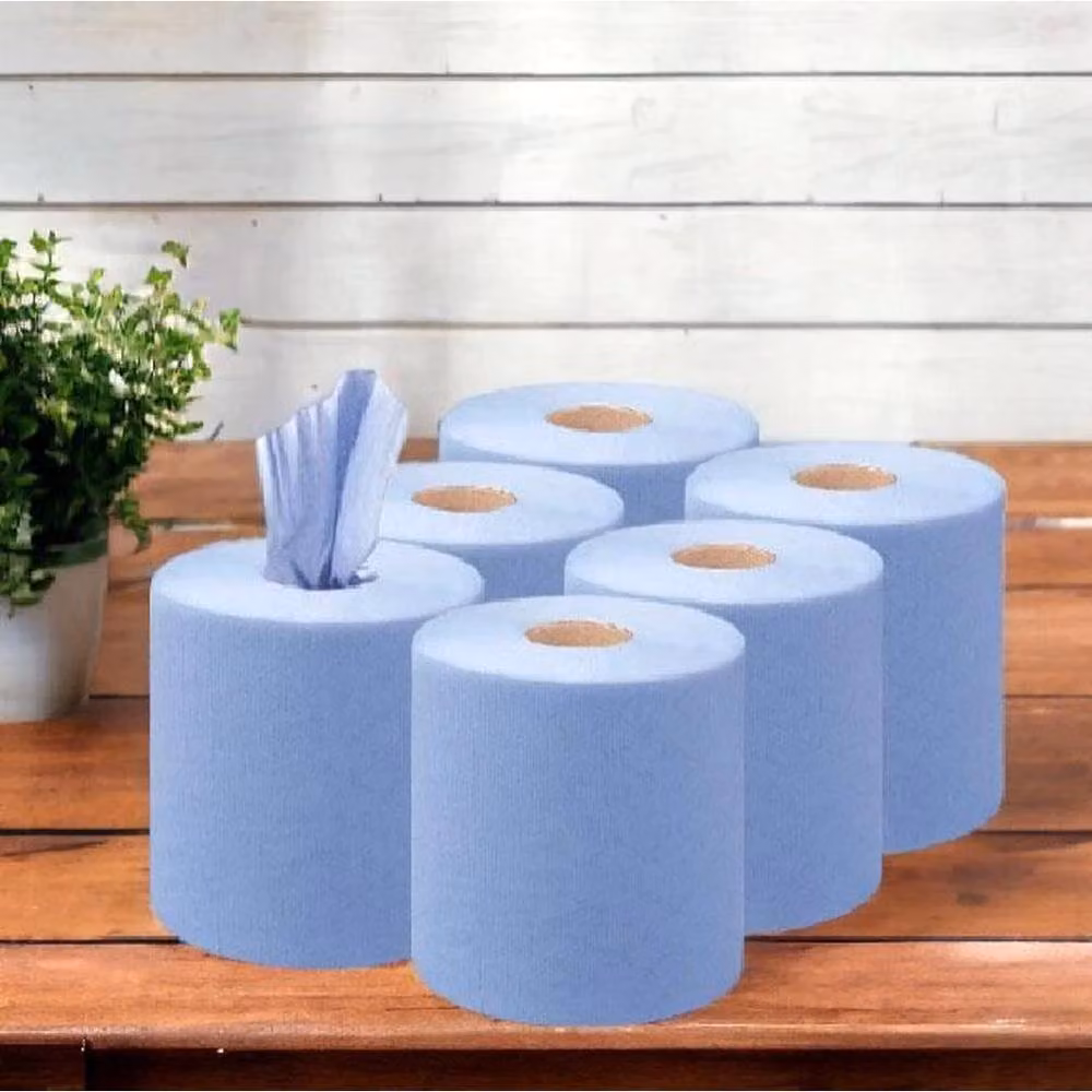 EONLION Blue 2Ply Centre Feed Towel Rolls, 12 Pack – 2