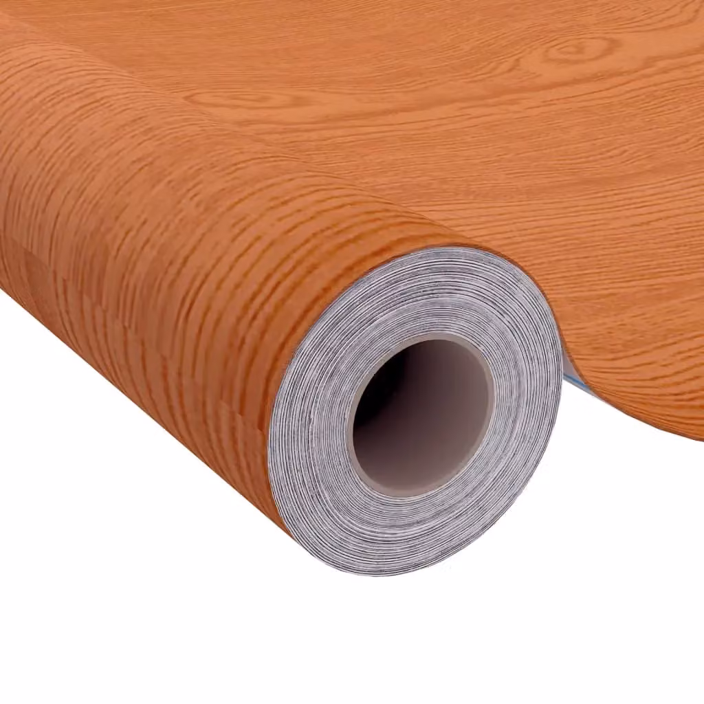 Berkfield Home Self-adhesive Light Oak Furniture Film, Beige PVC, W: 500 cm, H: 90 cm – 3