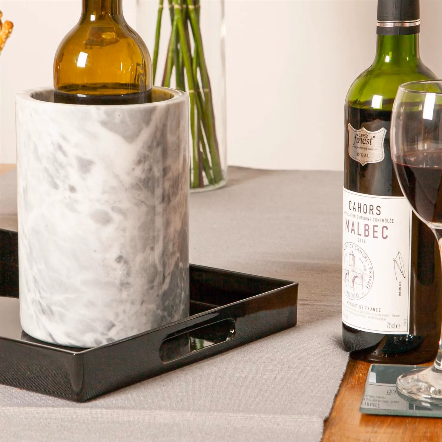 Argon Tableware Rectangular Melamine Serving Tray in Black – 4