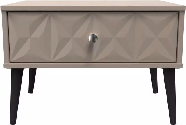 2 U Toledo Wide Side Table with 1 Drawer in Light Brown
