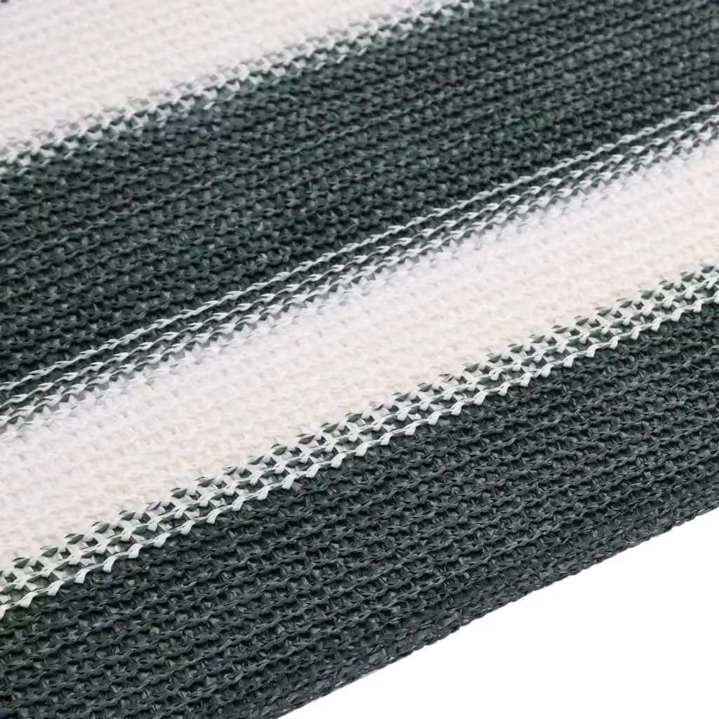 Berkfield Home Green and White HDPE Privacy Netting Mat – 5