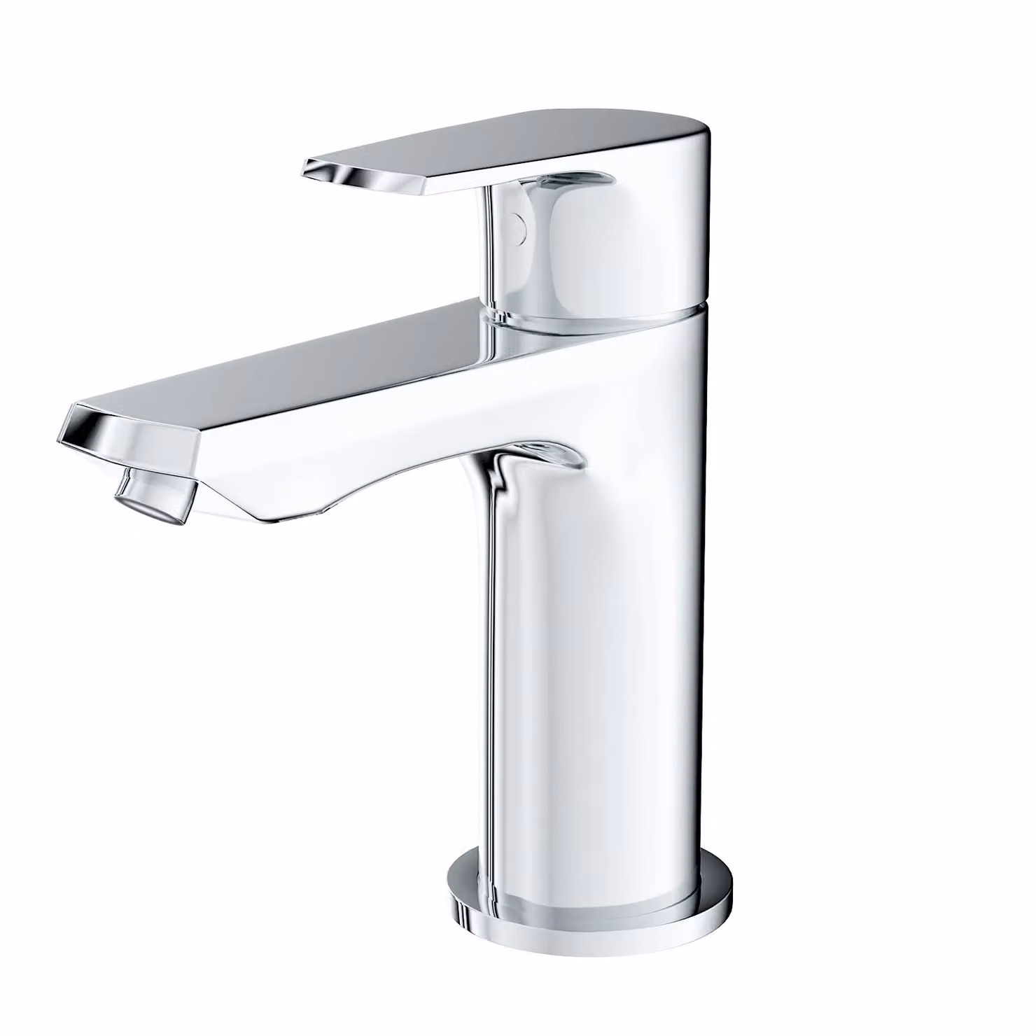 Nes Home Chrome Single Lever Mono Basin Mixer Tap in Silver – 2