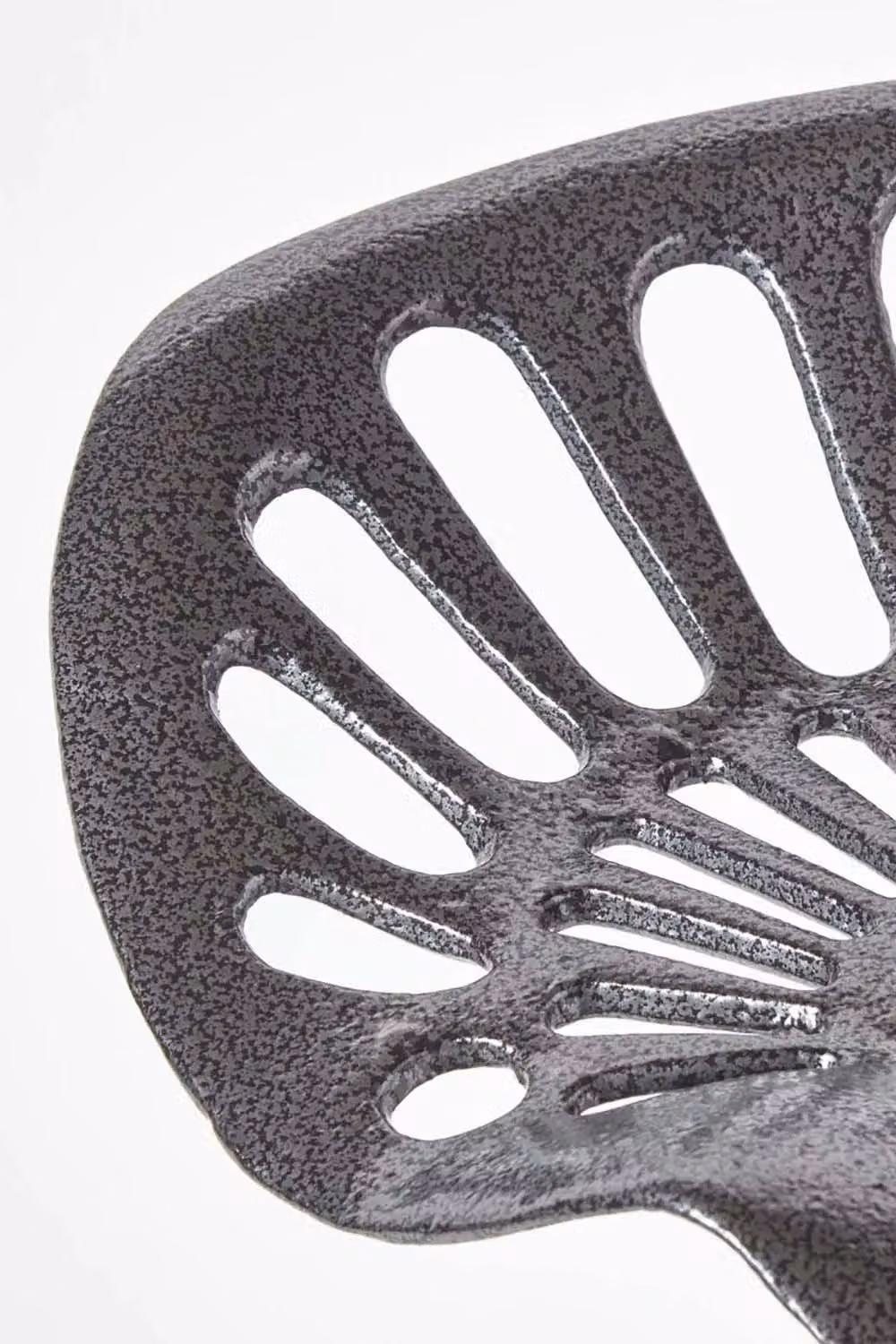 Homescapes Vintage Style Metal Adjustable Tractor Seat Bar Stool in Grey and Silver – 2