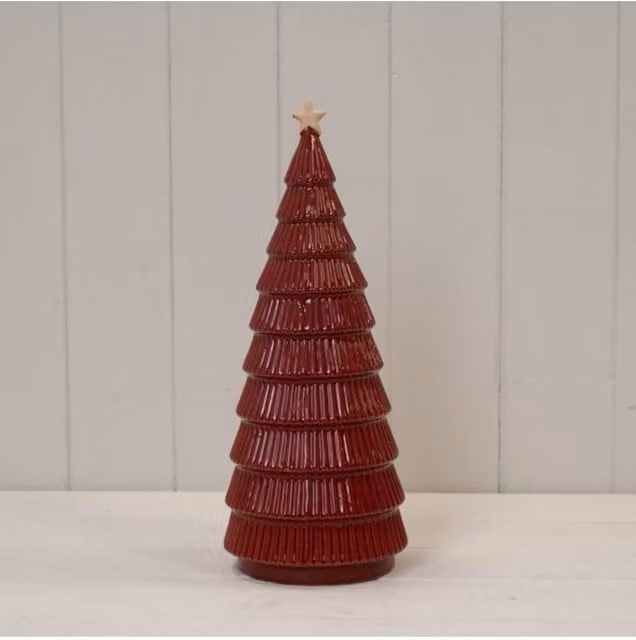 KDMD Red Ceramic Christmas Ornament Pendant Figure, Height: 31 cm