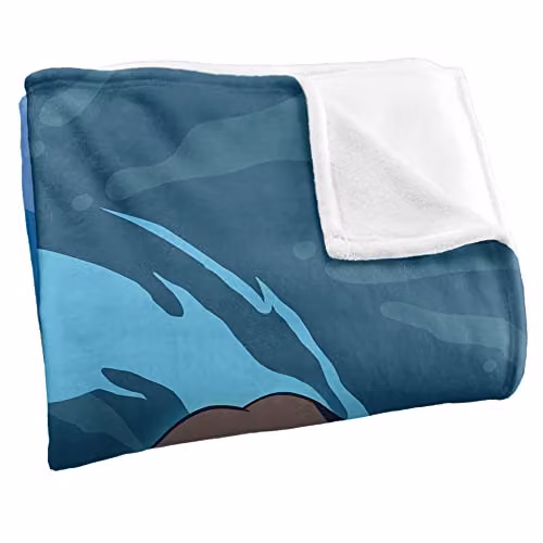 LOGOVISION Avatar The Last Airbender Katara Silky Touch Super Soft Microfibre Throw Blanket, White, W/D/H: 152 x 127 cm – 2