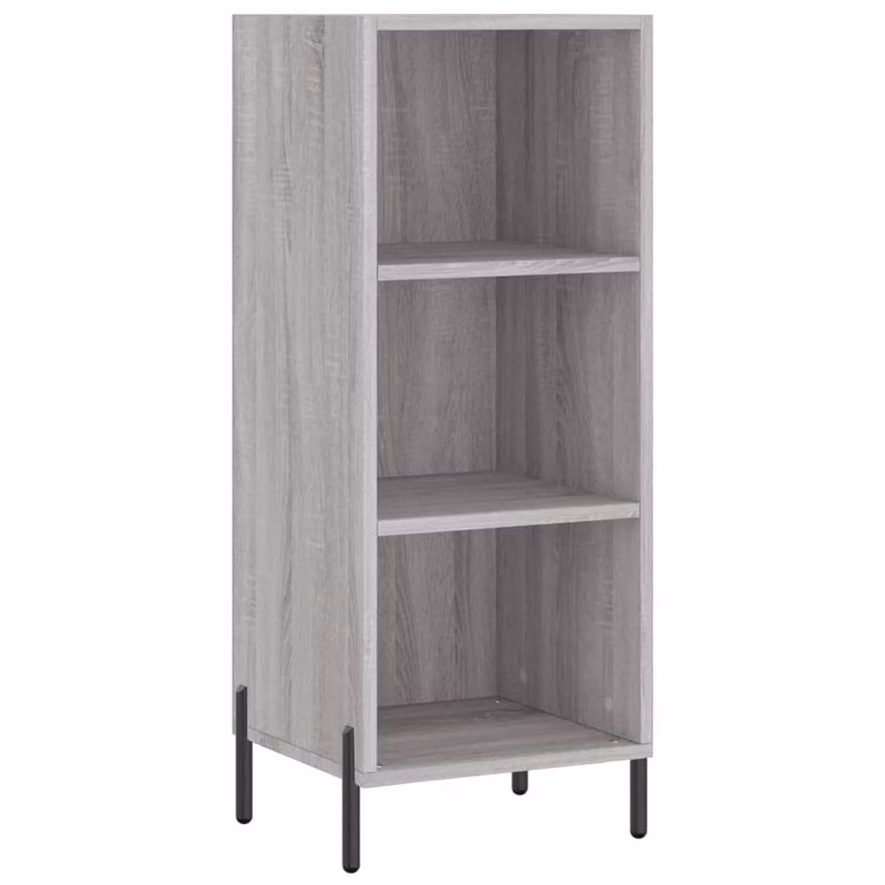 Berkfield Home Grey Sonoma Sideboard, W/D/H: 34.5 x 32.5 x 90 cm – 3