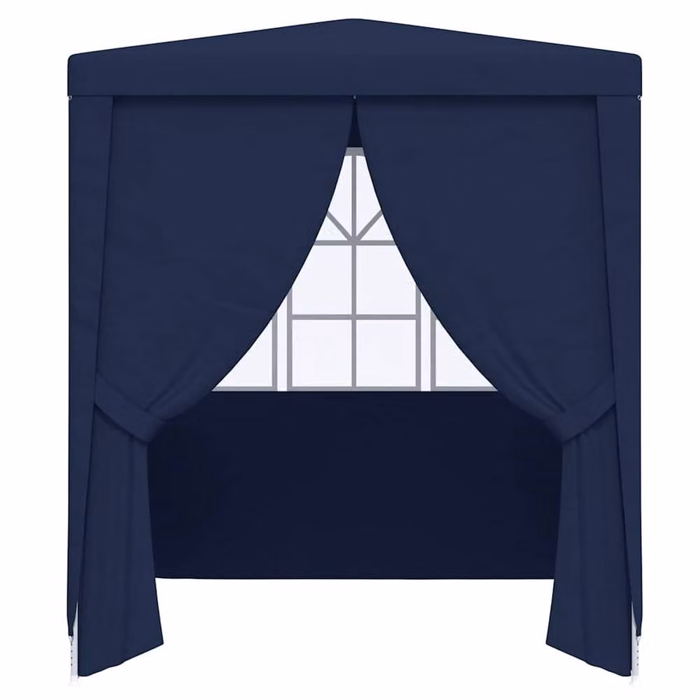 Berkfield Home Professional Party Tent with Side Walls, Blue, 2.5 x 2.5 m – 3