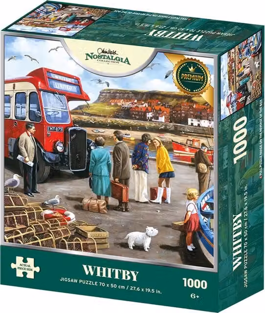 Nostalgia Collection Whitby 1000 Piece Jigsaw Puzzle in Multicolour