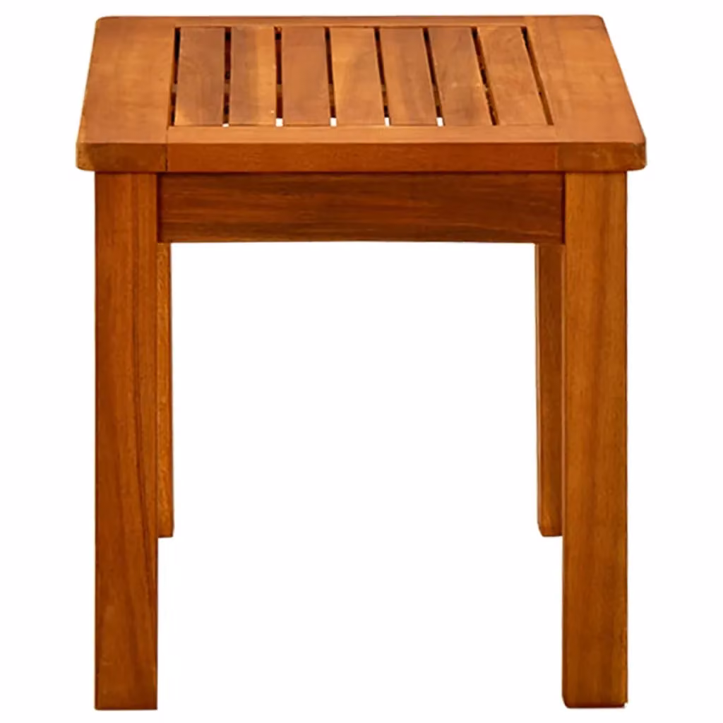 Berkfield Home Garden Coffee Table in Brown Solid Oiled Acacia Wood, W: 50 cm, D: 35 cm, H: 36 cm – 2