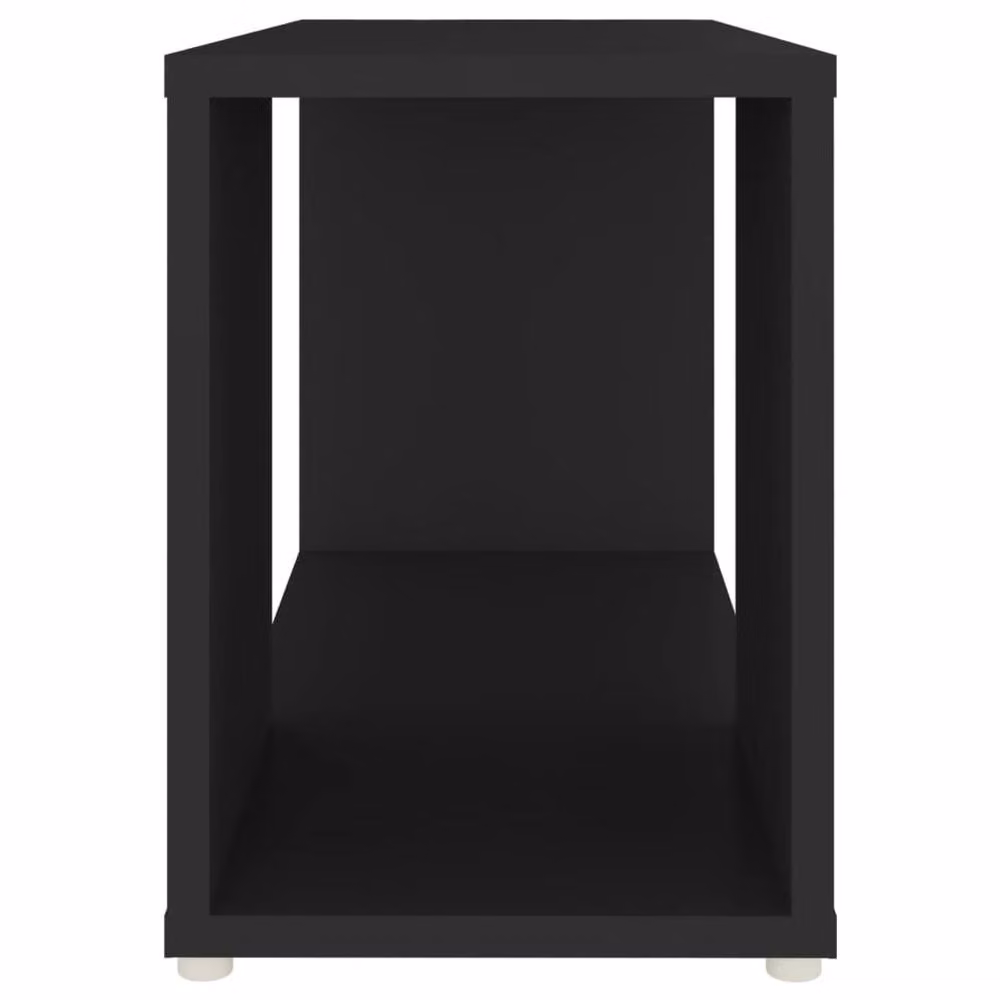 Berkfield Home Black Classic TV Cabinet in Matt MDF, W/D/H: 60 x 24 x 32 cm – 6