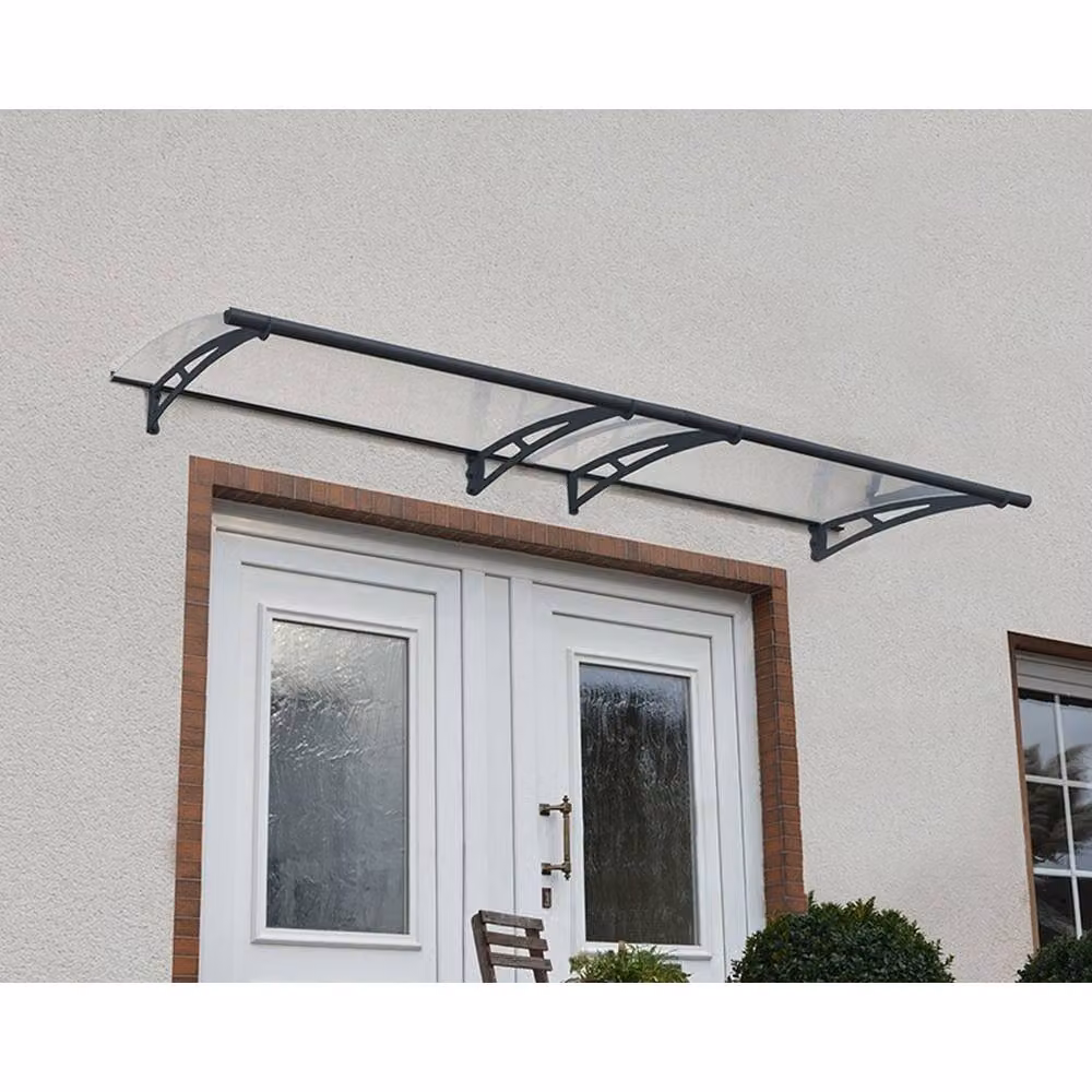 Palram Aquila Door Awning Canopy 3000 in Transparent Acrylic – 2