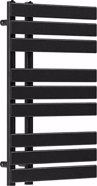 Lux Heat Open Flat Towel Radiator in Pewter, W: 800 mm, H: 500 mm