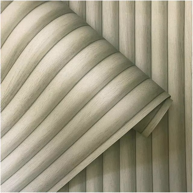 Holden Décor Eastern Horizons Bevel Slat Striped Wallpaper in Green