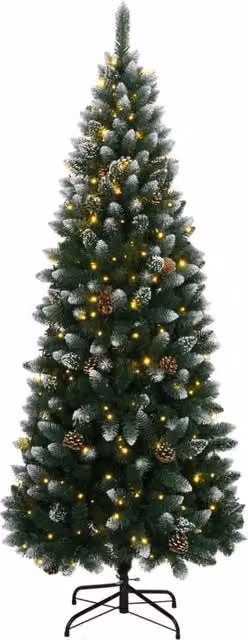 Berkfield Home Artificial Green Christmas Tree with 150 LEDs, Height: 150 cm – 1