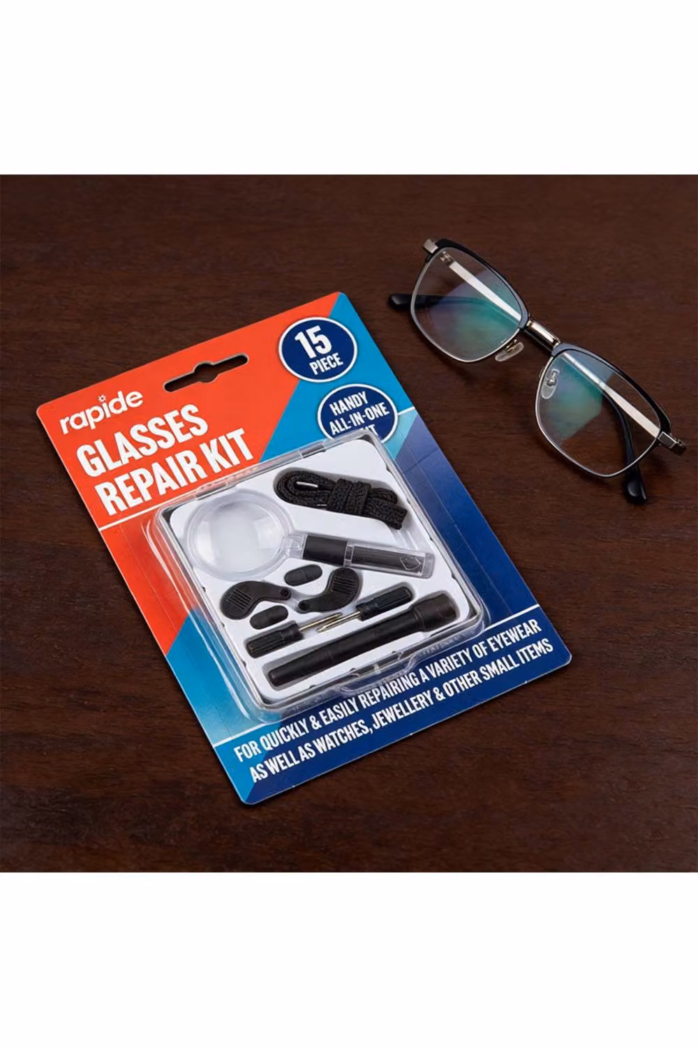 KDMD 15 Piece Glasses and Sunglasses Repair Tool Kit in Black – 4