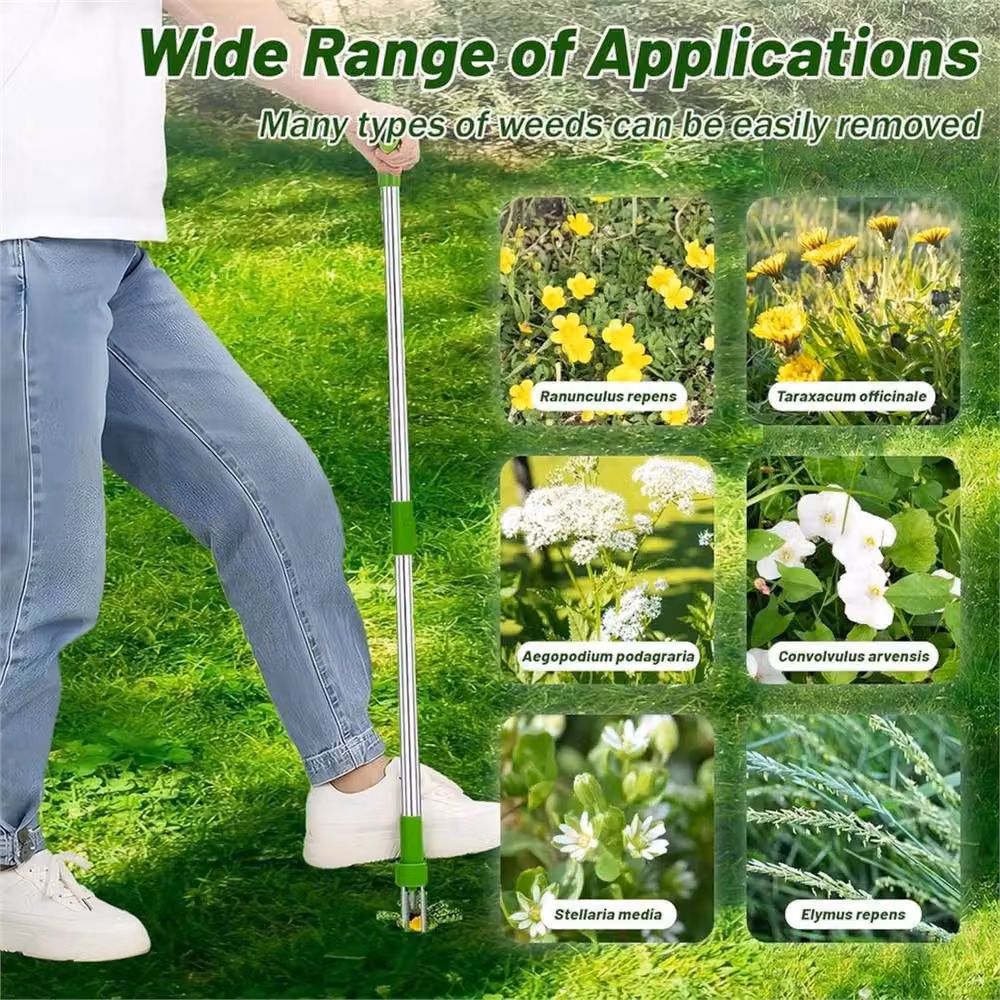 NESTLUNE Green Weeder Puller and Grass Root Remover Garden Tool – 2