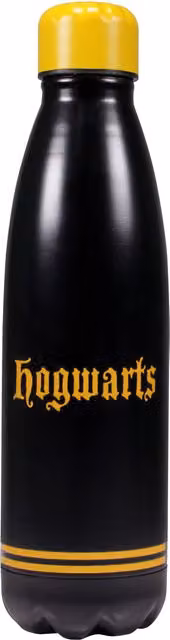 Half Moon Bay Harry Potter Hogwarts Crest Vacuum Insulated Metal Water Bottle, Black and Yellow, 500ml – 2
