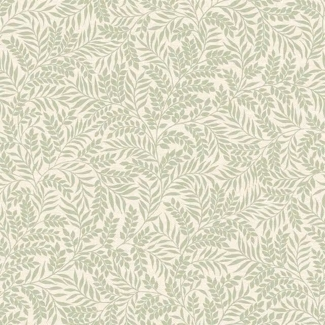 Holden Décor Rural Paradise Mini Leaf Textured Botanical Floral Wallpaper in Green