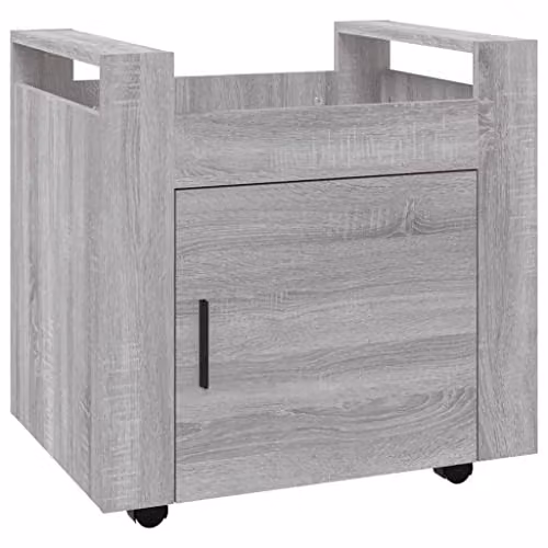 vidaXL Desk Trolley in Grey Sonoma, W/D/H: 60 x 45 x 60 cm – 1