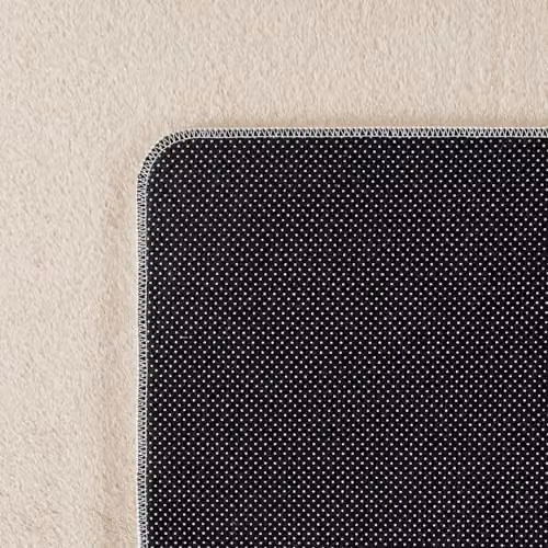 Desire Rugs Modern Rectangular Washable Non-Slip Area Rug, Beige, W: 280 cm, D: 200 cm – 4