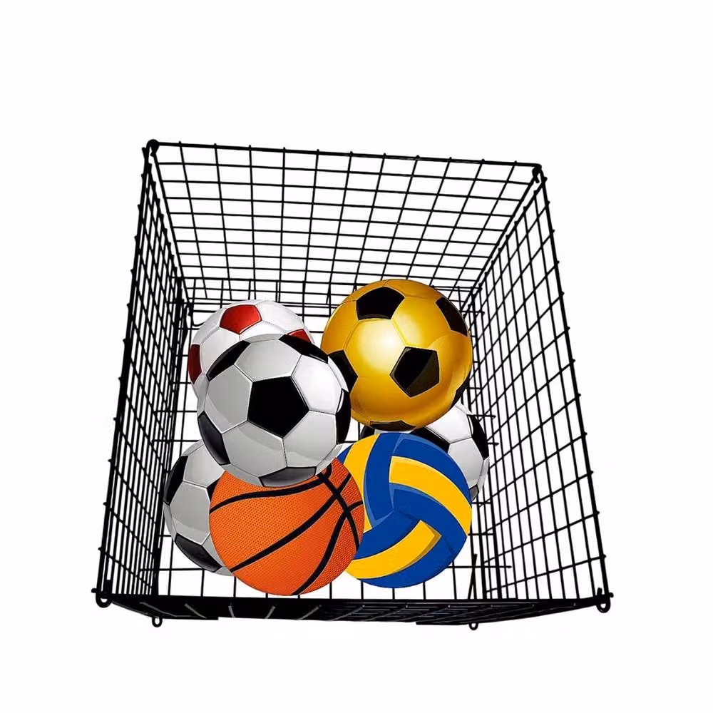 Nordara Black Mesh Wire Square Dump Bin Basket for Retail Merchandising and Storage, Width: 62 cm – 2