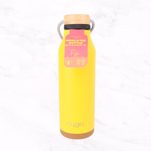 Myga Round Bottle, 700ml, Yellow