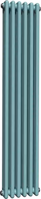 Lux Heat Caribbean Sea Vertical Coloured Column Radiator, H 150 cm x W 29 cm