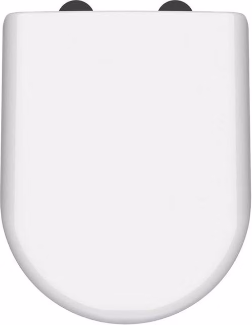Balterley D-Shaped Soft Close Gloss White Toilet Seat