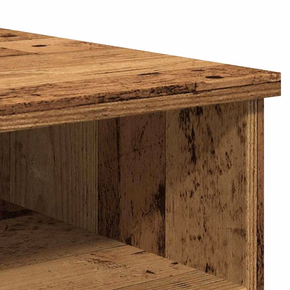 Berkfield Home Rustic TV Cabinet in Brown, W/D/H: 80 x 35 x 36.5 cm – 5