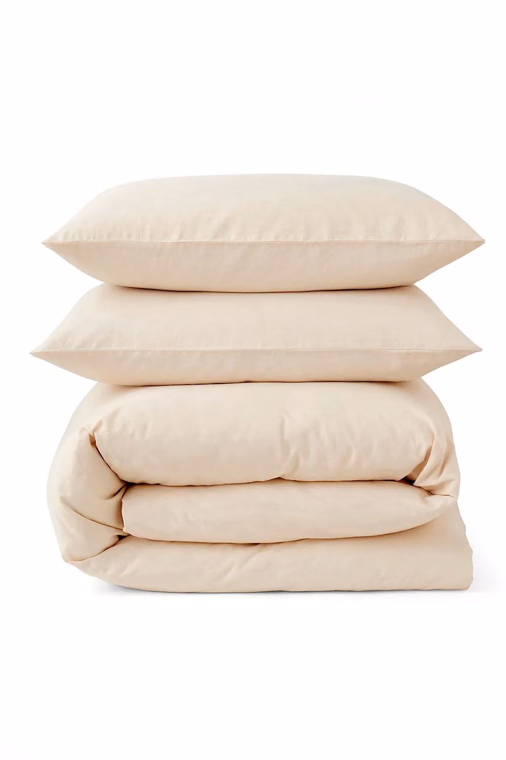 Martex Touch of Linen Duvet Cover Set with 1 Pillowcase, Beige, Single (90 x 200 cm) – 2