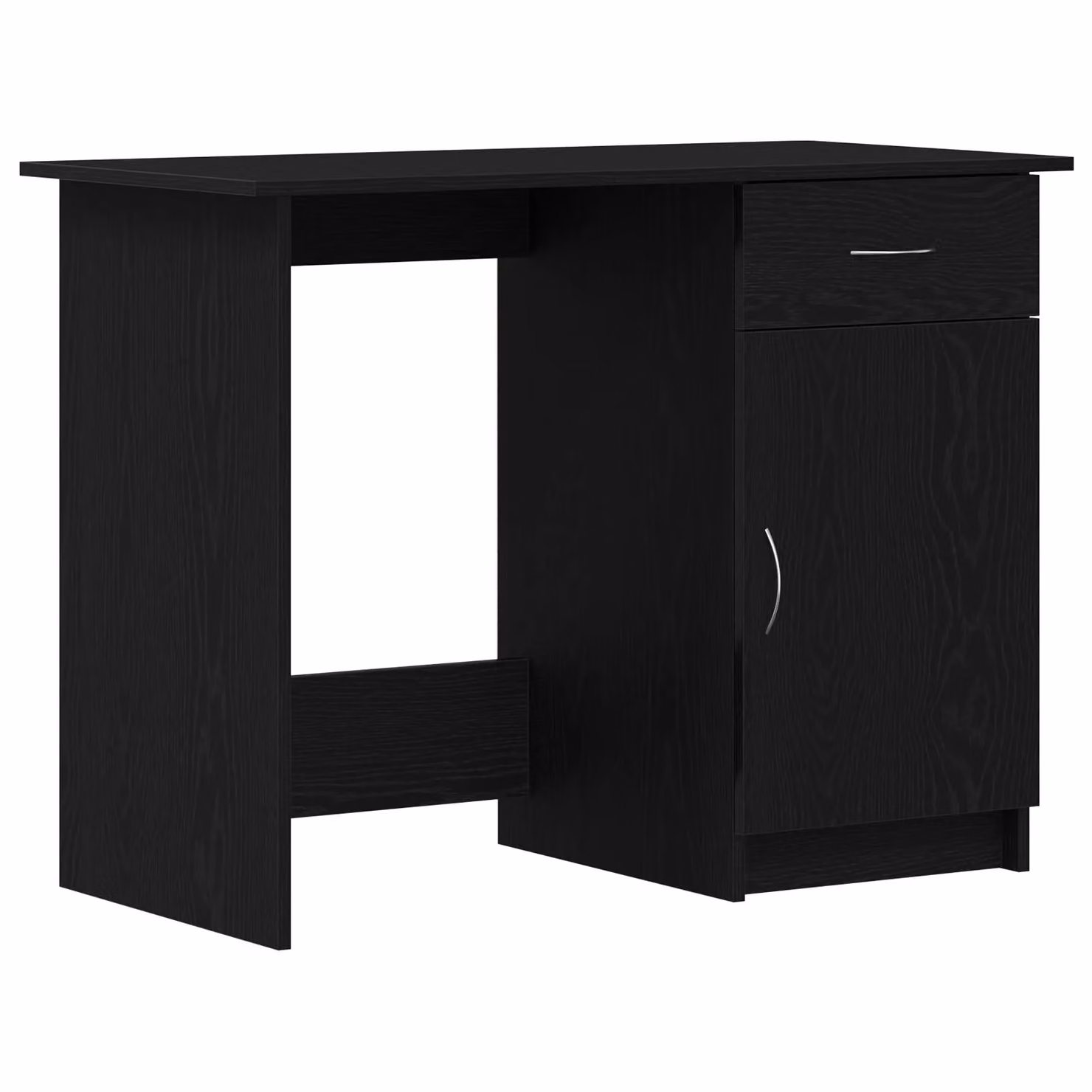 Berkfield Home Modern Writing Desk in Black Oak Engineered Wood W/D/H: 100 x 50 x 76 cm – 2