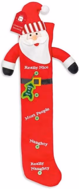 KDMD Extra Long Red Santa Stockings, 2 Pack, Height: 82 cm