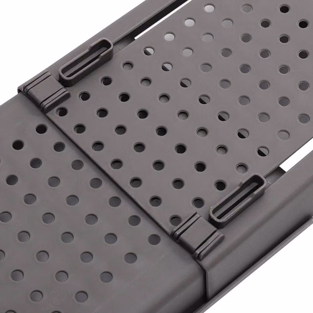 EONLION Black Adjustable Extendable Bathtub Caddy Shelf – 3