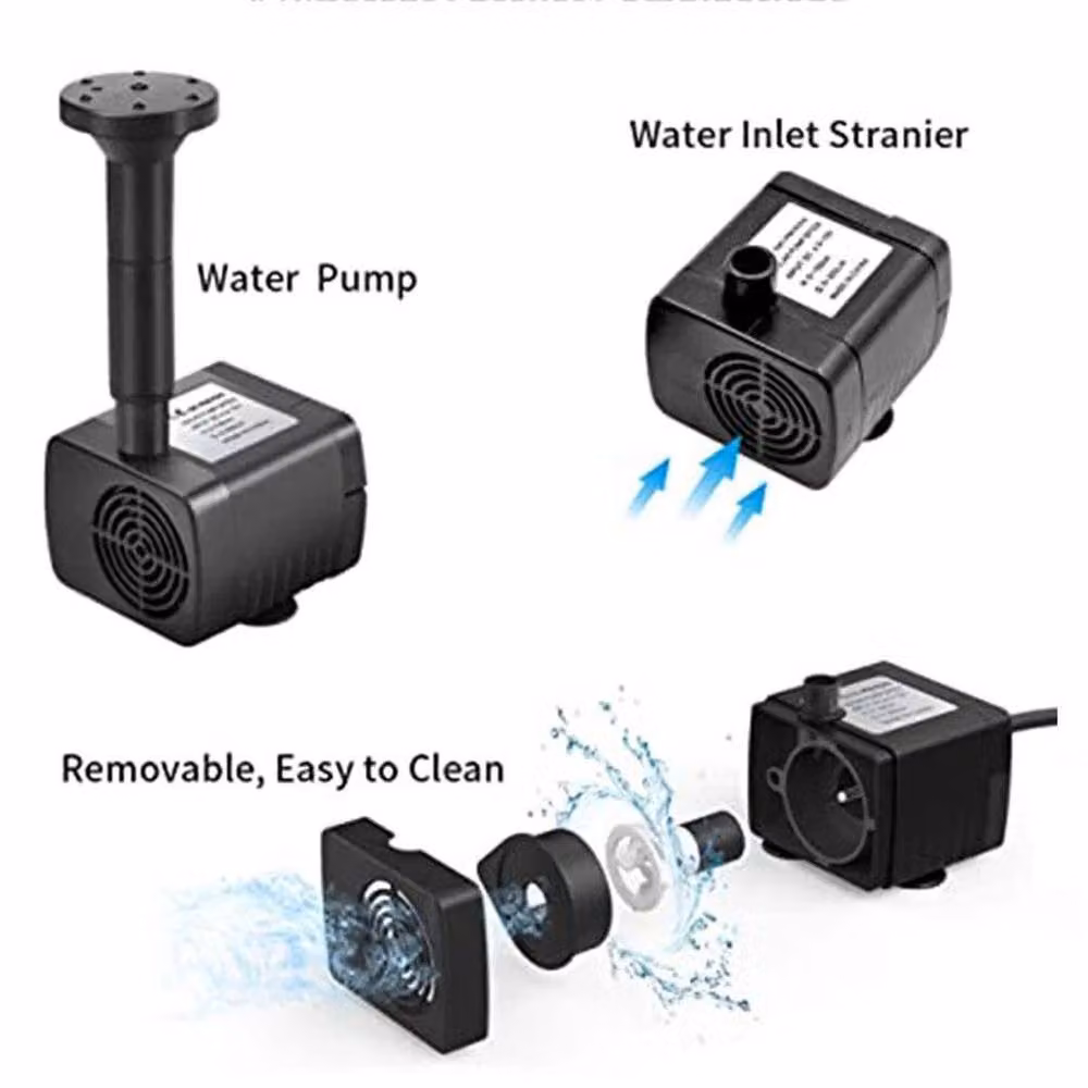 Kelvenix Solar Powered Water Pump in Black – 3