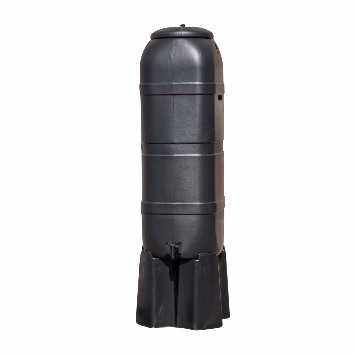 Samuel Alexander Strata 100L Slimline Garden Water Butt with Filter Kit and Stand in Black – 4
