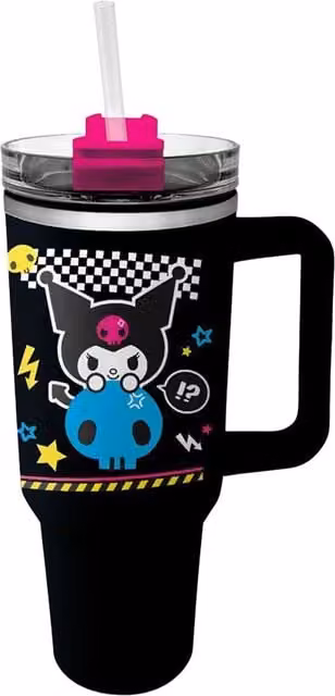 Sanrio Punk Skull Tumbler in Black, 1.1 l – 1