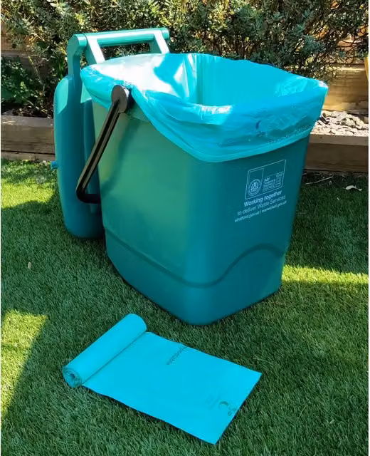 Groundsman Compostable Food Waste Caddy Bags, 30L, Green