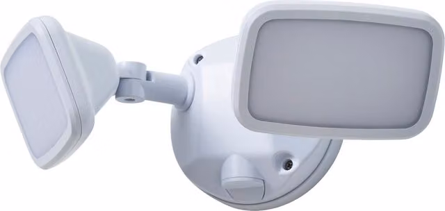 Litecraft Alma Outdoor Twin LED Flood Light in White