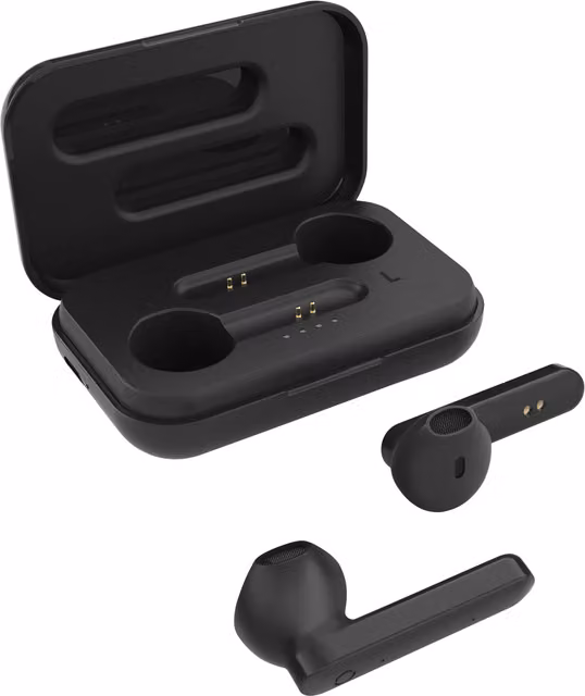 Streetz True Wireless Stereo Earbuds - Black