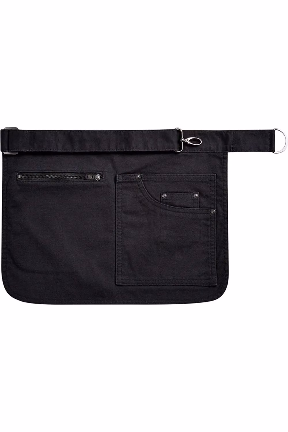 Premier Metro Hip Apron in Black Poly-Cotton – 2