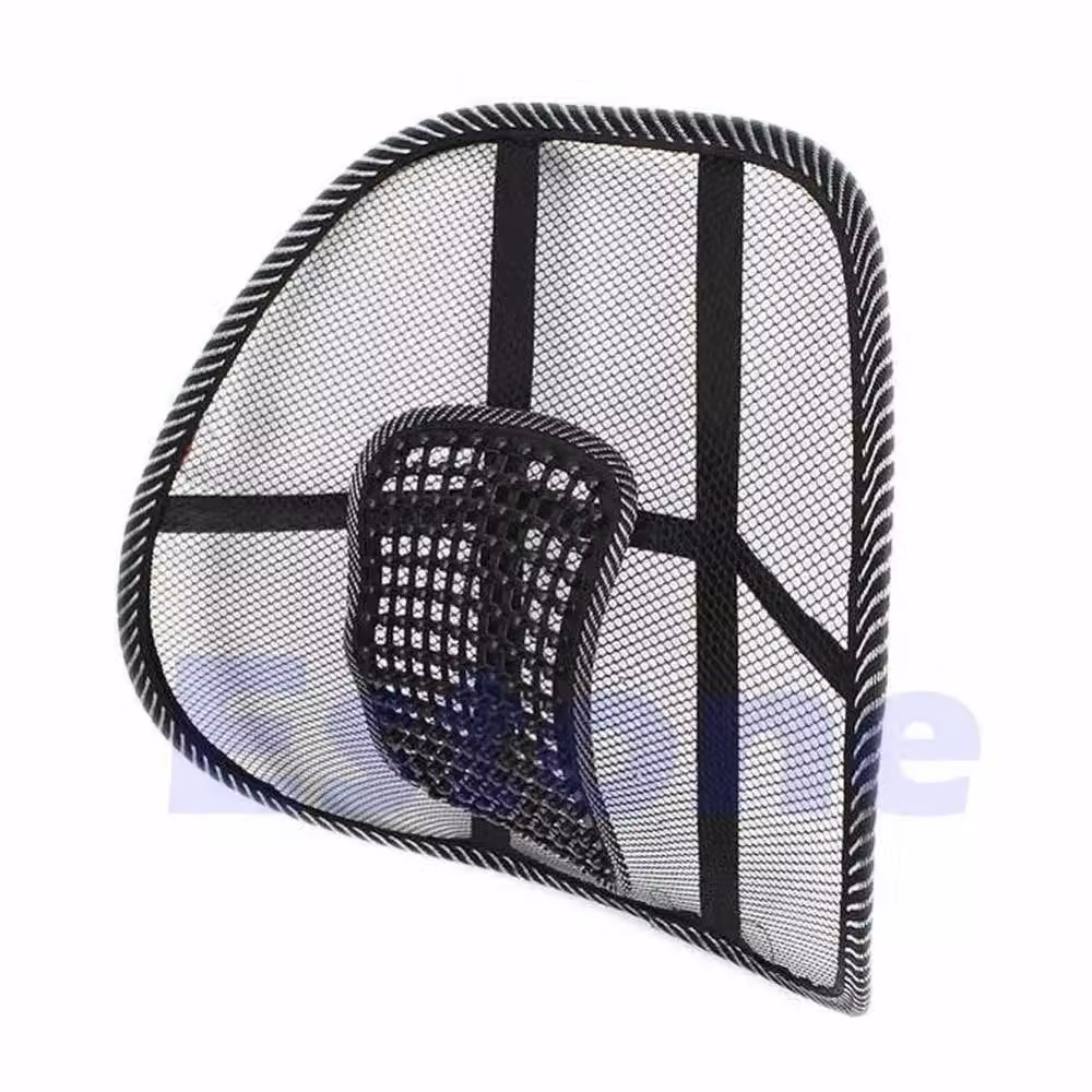 SPETLEK Black Contoured Mesh Lower Back Lumbar Support for Office and Car Seats, W/H: 120 x 90 cm – 5
