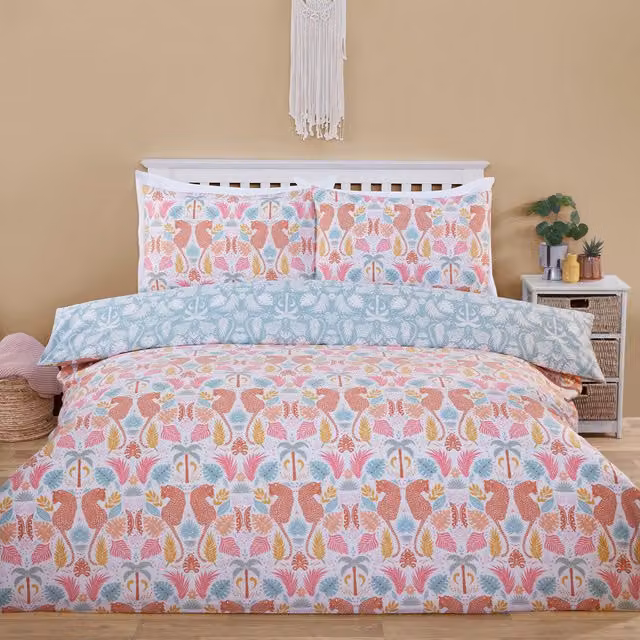 Divante Mali Boho Graphic Duvet Set, Multicolour, W/H: 140 x 200 cm