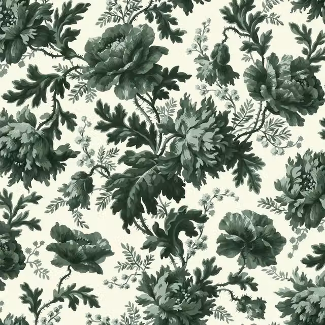 House of Hackney OPIA Opaline Green Floral and Botanical Wallpaper Roll