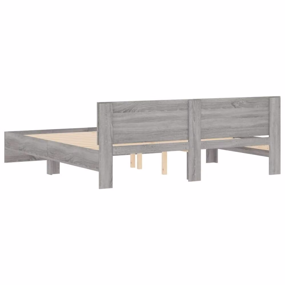 Berkfield Home Modern Super King Bed Frame with Lift Up Base, Grey, W/D/H: 180 x 200 x 185 cm – 3