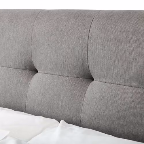 Julian Bowen Fullerton Upholstered Storage Bed Frame with 4 Drawers in Grey Fabric, 200 x 200 cm – 3
